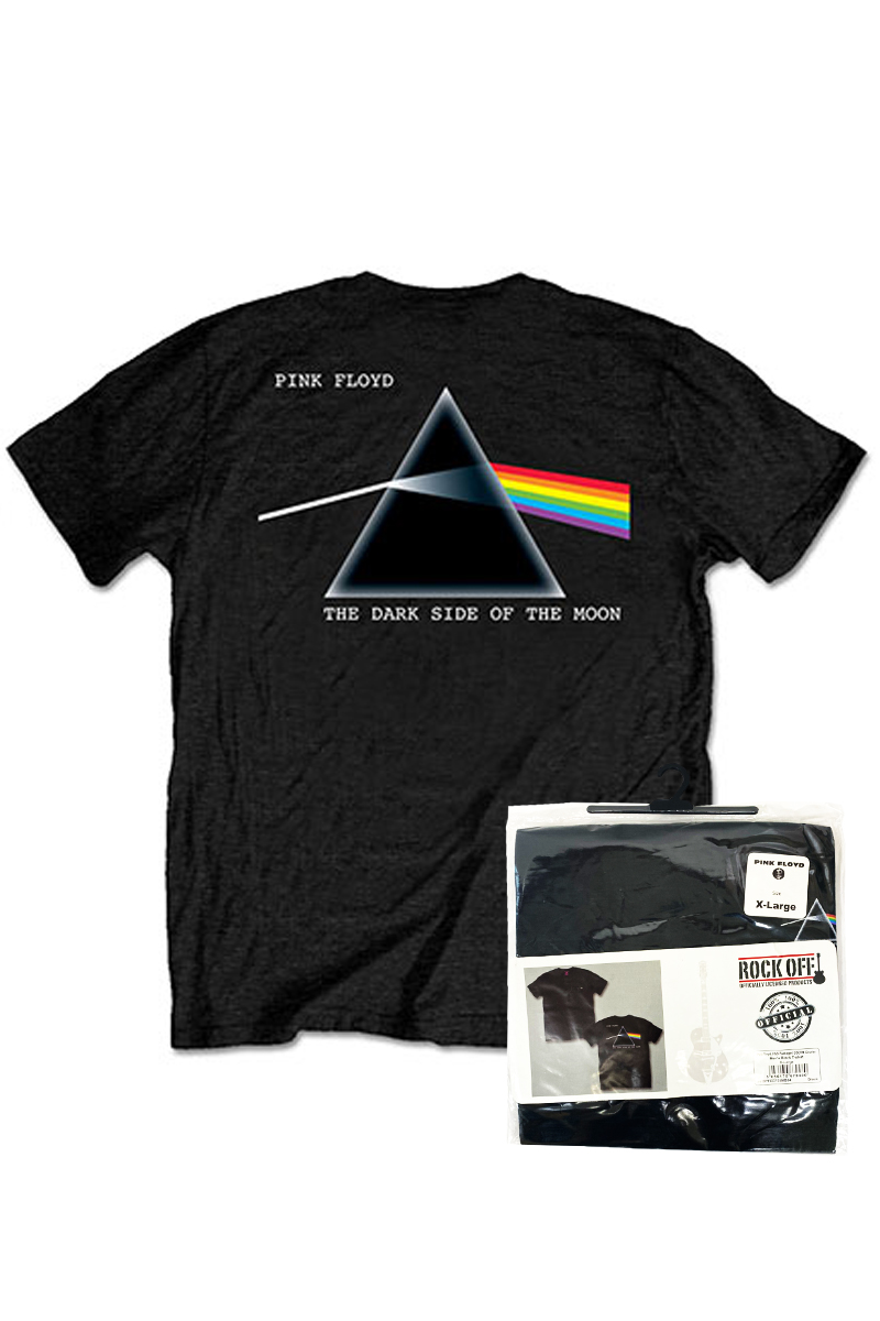 PINK FLOYD UNISEX TEE: DSOTM PRISM (BACK PRINT/RETAIL PACK)