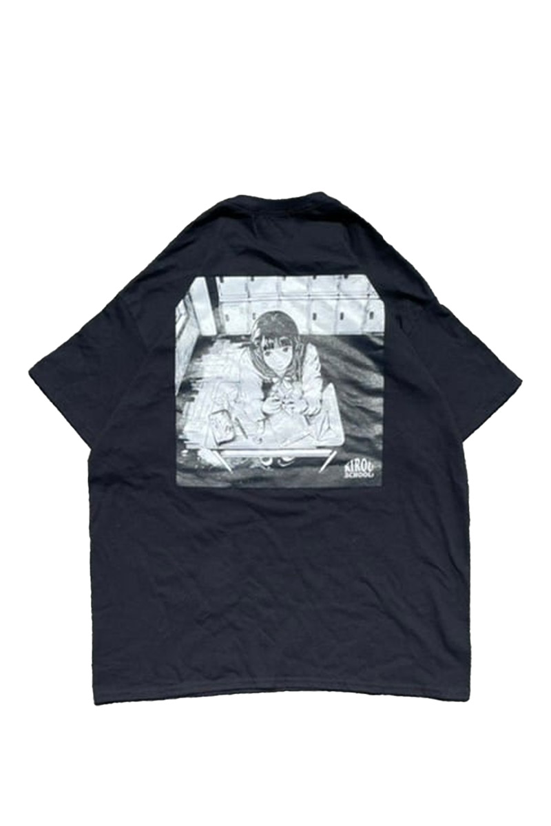 kirou school (キロウスクール) krs ×荒木 "嫌" S/S T-shirts/BLACK