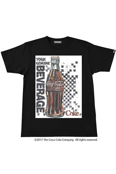 Zephyren (ゼファレン) S/S TEE -A day with a Coke- BLK