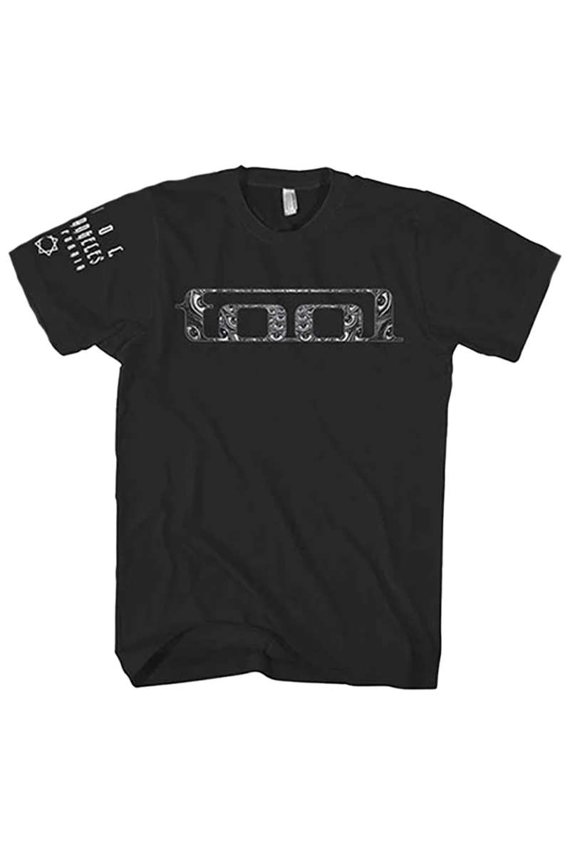 TOOL バンドTシャツ ユニセックス: BW Spectre (Back & Sleeve Print) - BLACK