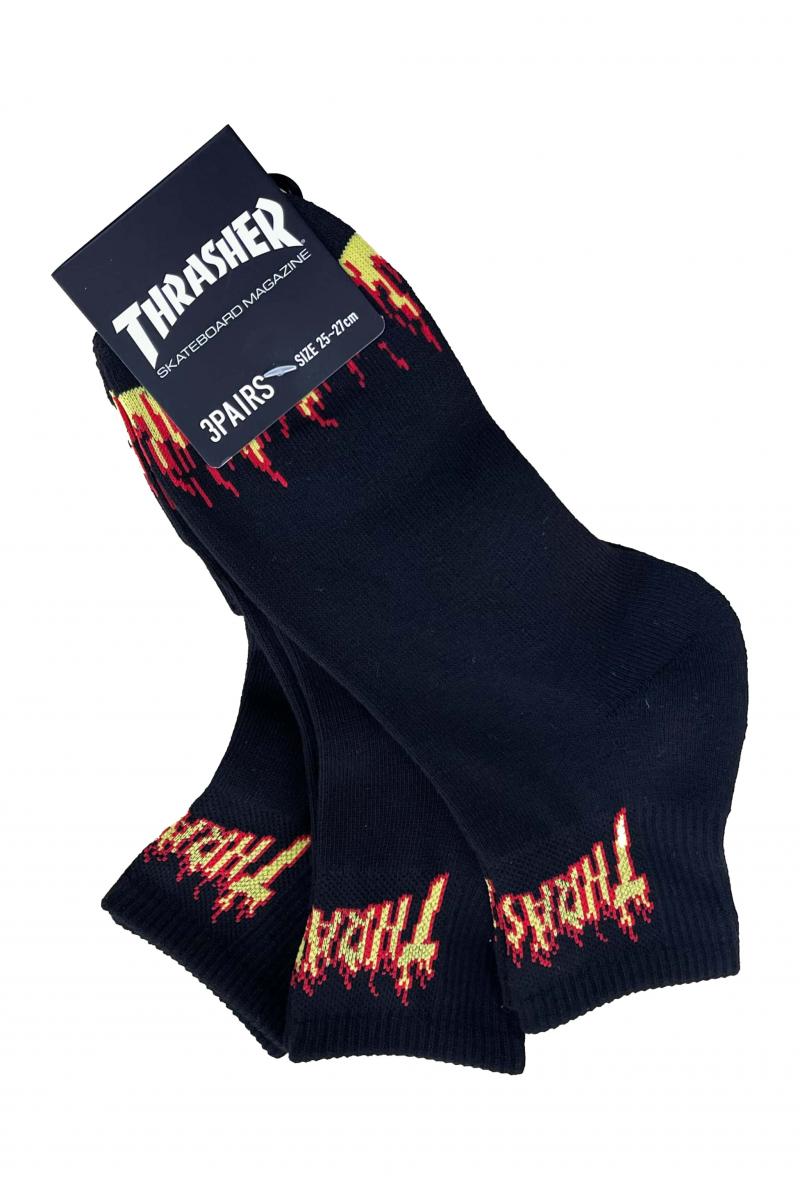 THRASHER (スラッシャー) TH-SX224 3Pack BLACK