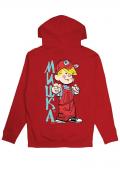 MISHKA X DENNIS THE MENACE　TROUBLE MAKER HOODIE　RED