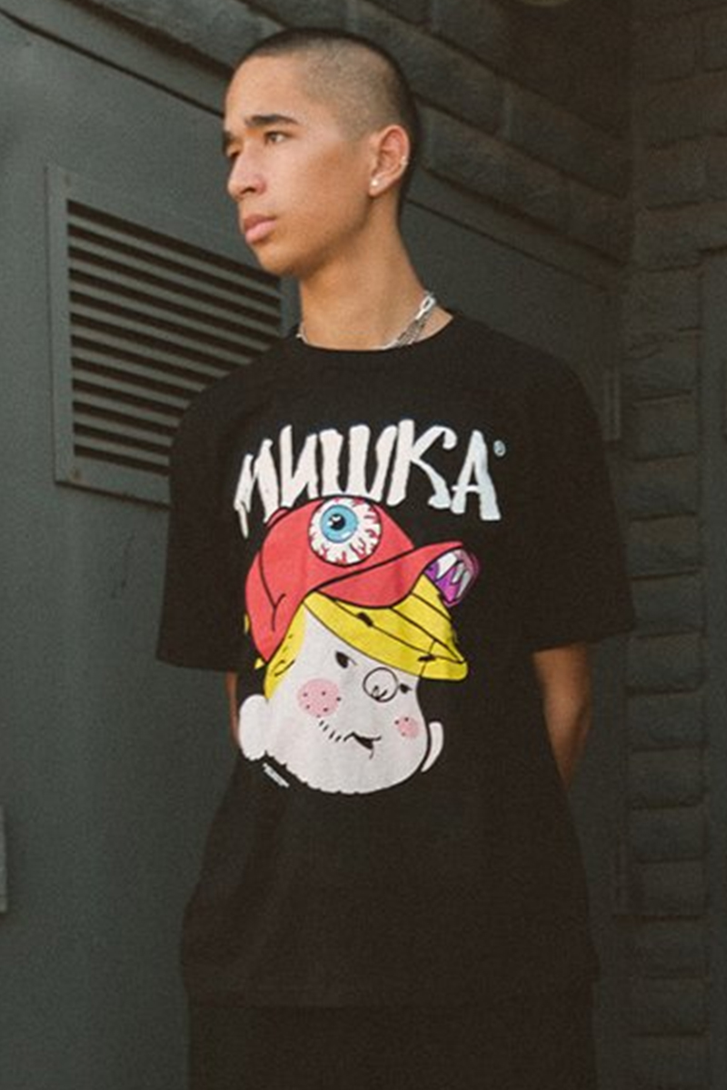 MISHKA X DENNIS THE MENACE　DENNIS TEE　BLACK