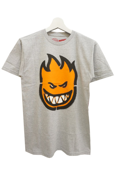 SPITFIRE Commando T-Shirt - Athletic Heather/Orange