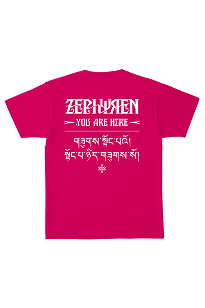 Zephyren (ゼファレン) × ヒステリックパニック S/S TEE S.PINK
