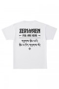 Zephyren (ゼファレン) × ヒステリックパニック S/S TEE WHITE