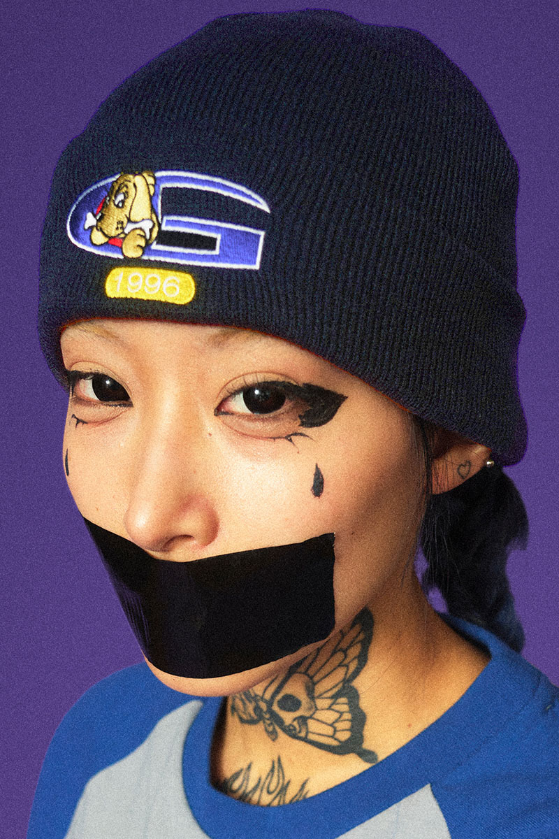 GALFY (ガルフィー) 直球系ビーニー NAVY