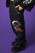 GALFY (ガルフィー) YABAIサイドジップパンツ BLACK