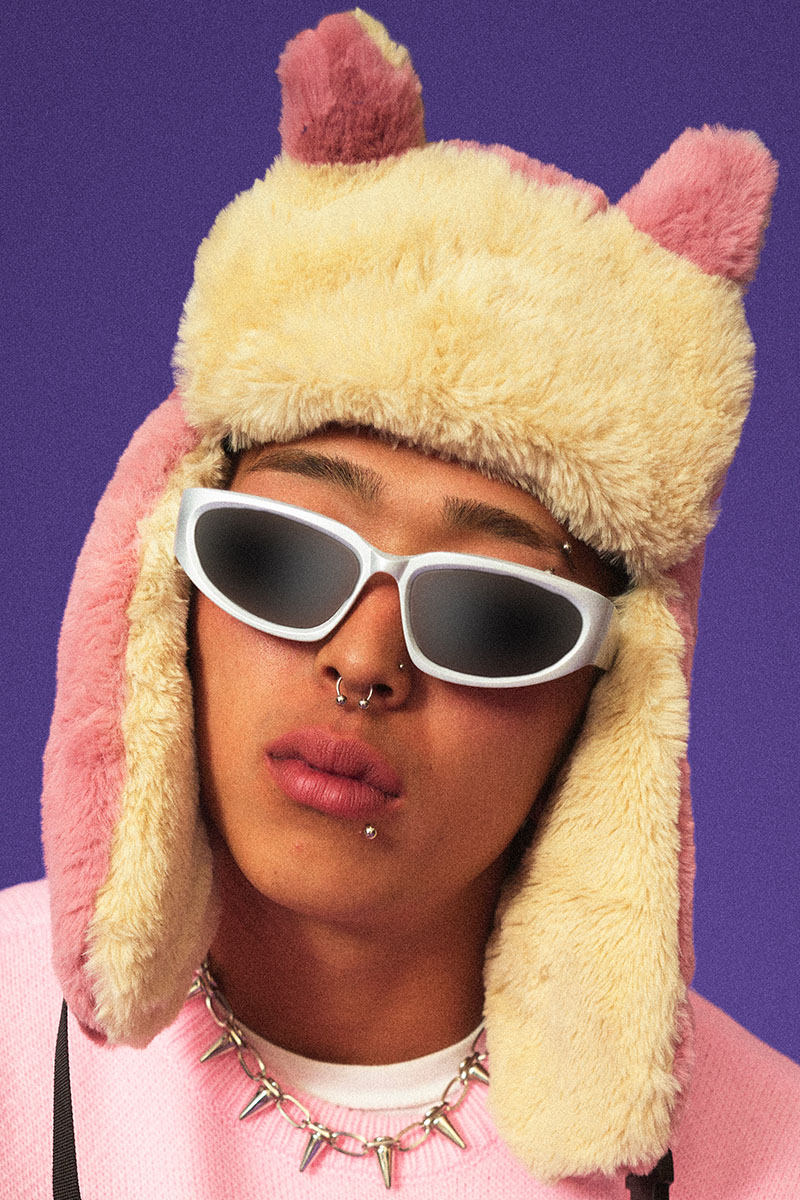 GALFY (ガルフィー) 犬耳フライトキャップ L.PINK