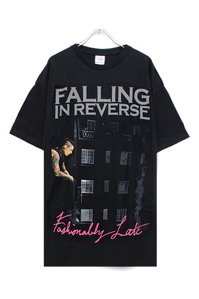 FALLING IN REVERSE バンドTシャツ ユニセックス: LATE ALBUM - BLACK