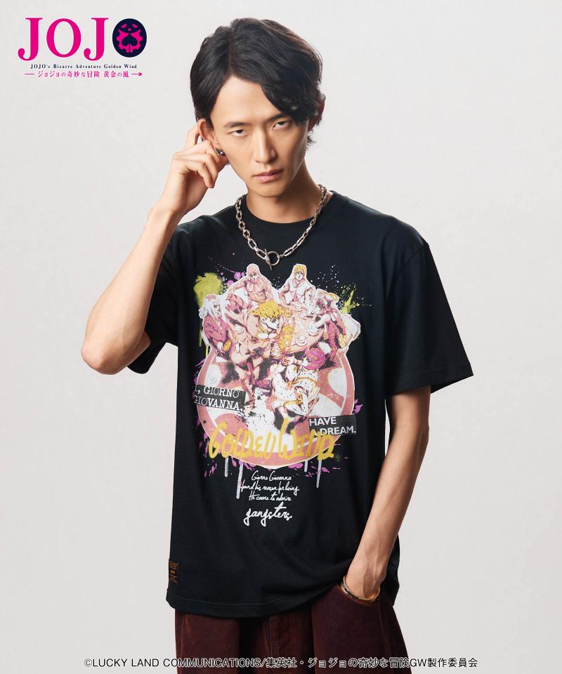 【予約商品】ジョジョの奇妙な冒険×glamb(グラム) Team Bucciarati T-Shirt - Black