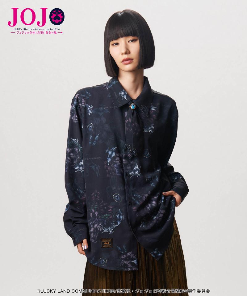 【予約商品】ジョジョの奇妙な冒険×glamb(グラム) Giorno Giovanna Shirt