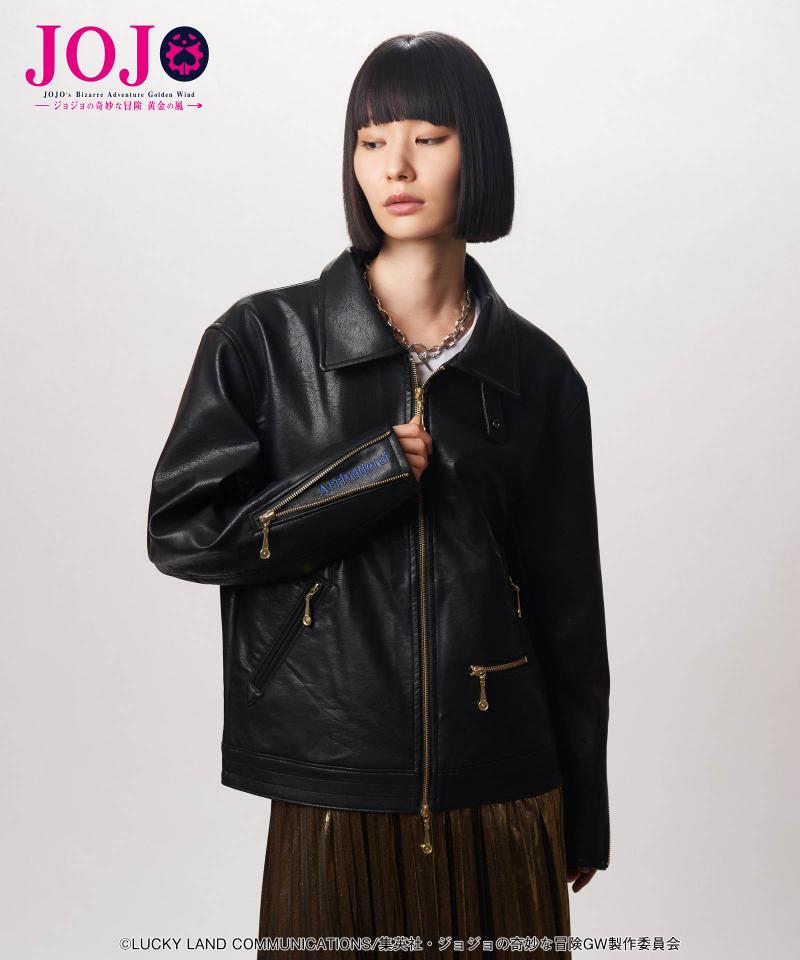 【予約商品】ジョジョの奇妙な冒険×glamb(グラム) Bruno Bucciarati Riders Jacket