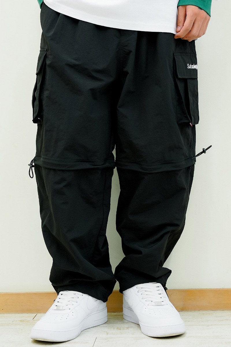 Subciety(サブサエティ) MUTANT CARGO PANTS-BLACK