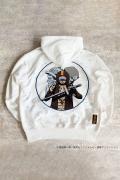【ONE PIECE×絡繰魂】 愛と自由 プルパーカー WHITE