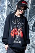 DI:VISION（ディヴィジョン） 666 LS TEE BLACK
