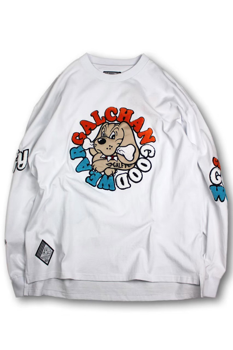GALFY (ガルフィー) 二代目わんわん大学ロン Tee-O.WHITE