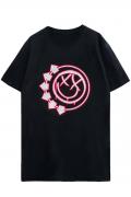 BLINK-182 UNISEX TEE: SIX ARROW SMILEY BLACK