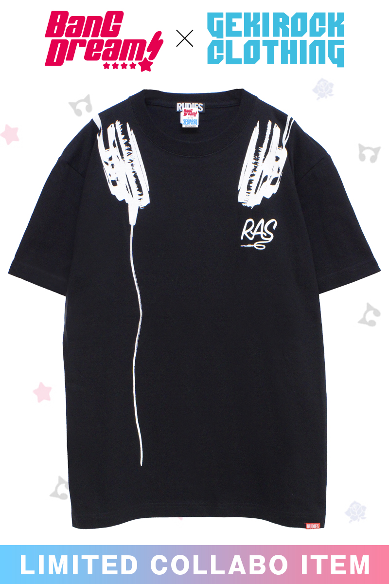 【バンドリ!×ゲキクロ 第2弾復刻】RUDIE'S×チュチュ コラボ 限定 Tシャツ