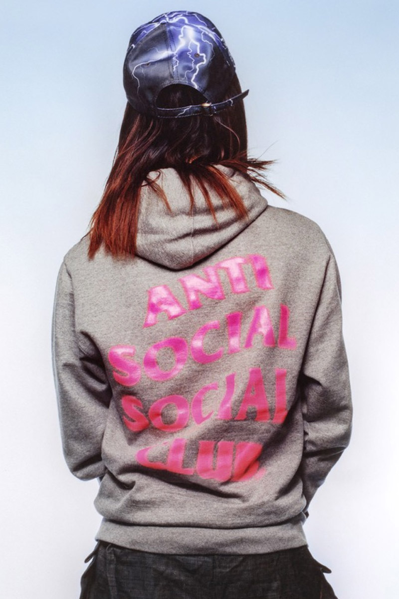 Anti Social Social Club Nowadays Grey Hoodie