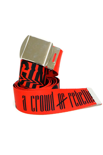 【ゲキクロ限定・予約商品】 a crowd of rebellion Gingerol Belt Red