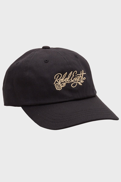 REBEL8 Floret Dad Hat Black