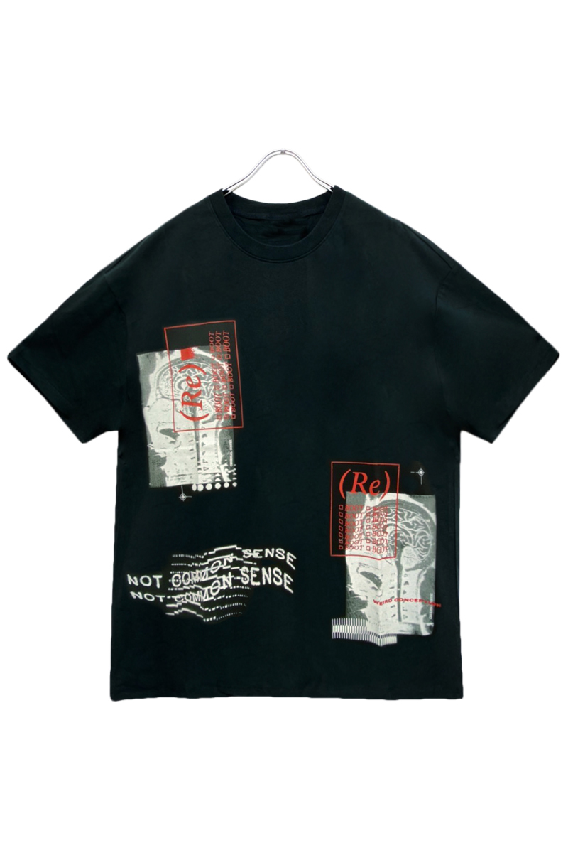 NOT COMMON SENSE BRAIN TEE BLACK