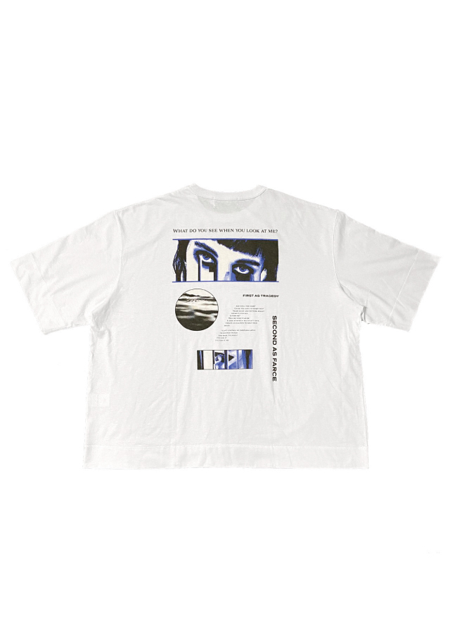 PARADOX HALF SLEEVE T-SHIRTS-FARCE WHITE