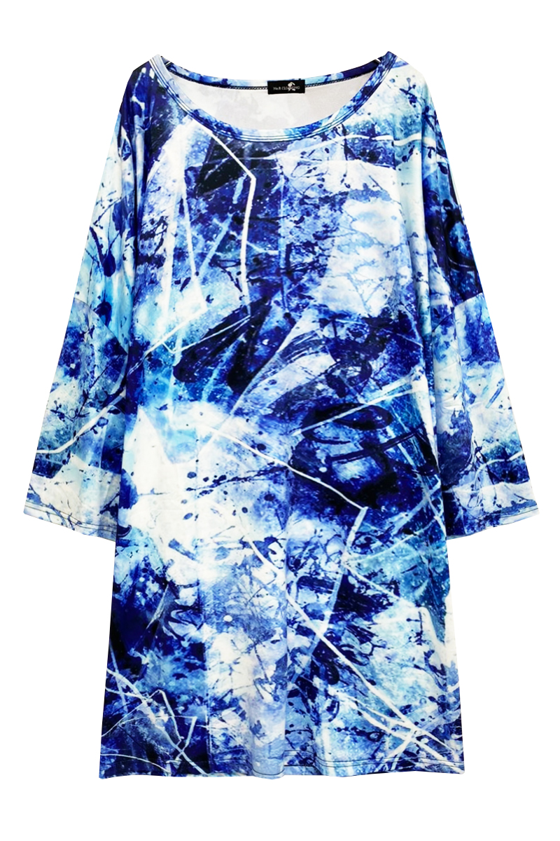 NieR (ニーア) FULL GRAPHIC CUTSEW BLUE