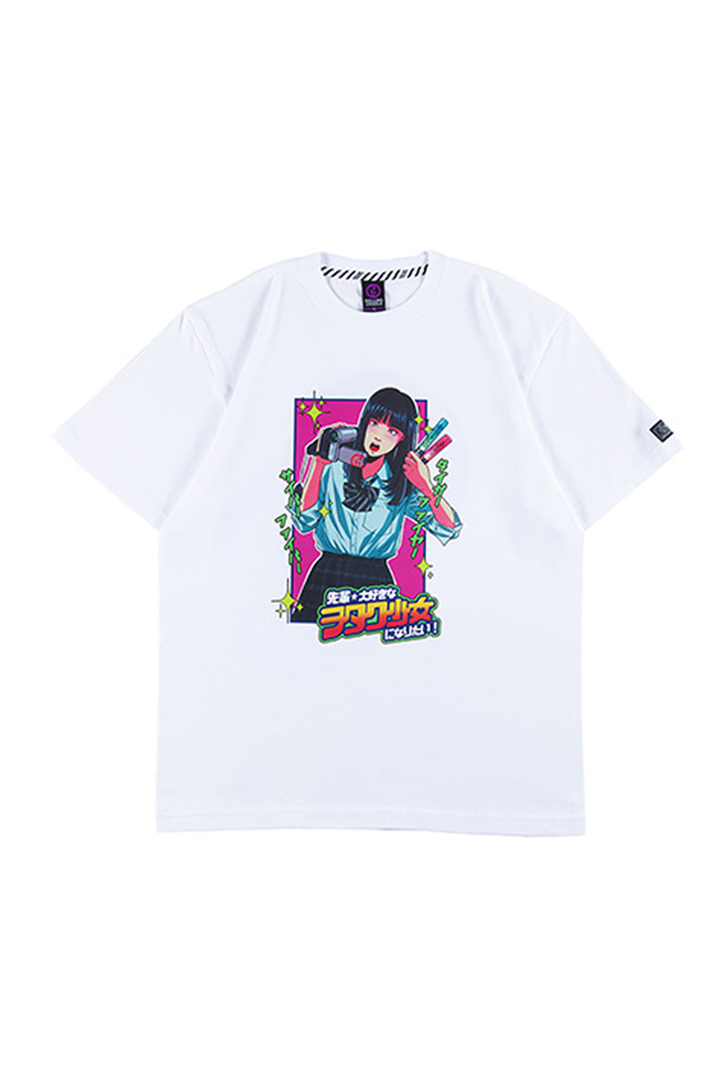 ROLLING CRADLE OTAKU-SHOJO TEE / WHITE