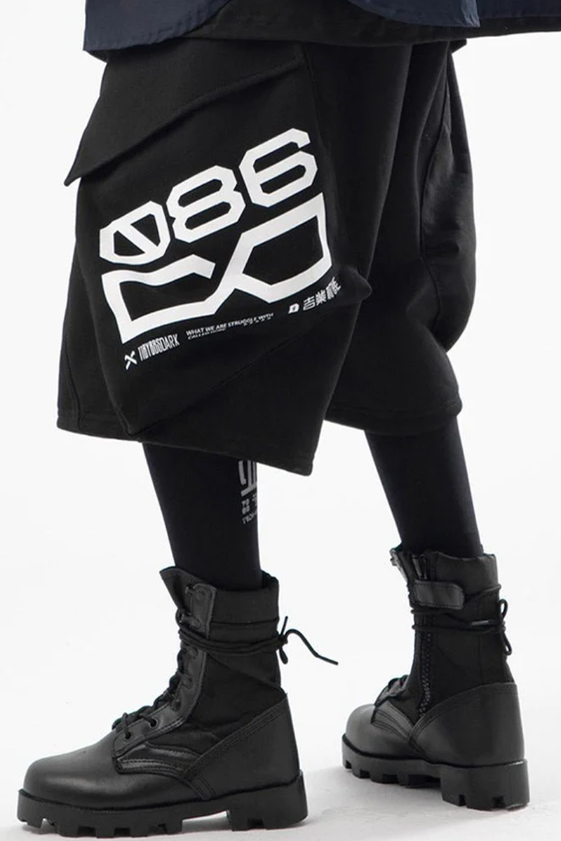 吉業重工(よしわざじゅうこう) ユースポップビッグポケットパンツ BLACK
