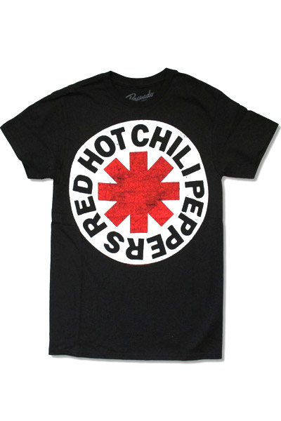 RED HOT CHILI PEPPERS Scratch Asterisk-Black t-shirt