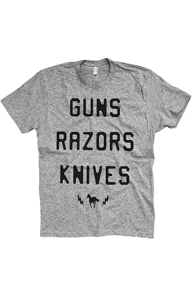 DEFTONES Guns Razors Knives t-shirt