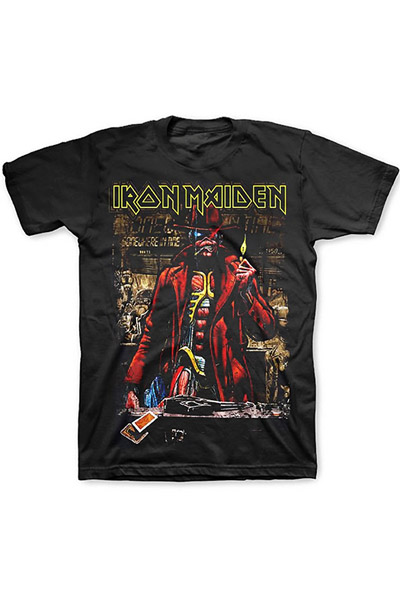 IRON MAIDEN Stranger Sepia-Black T-shirt