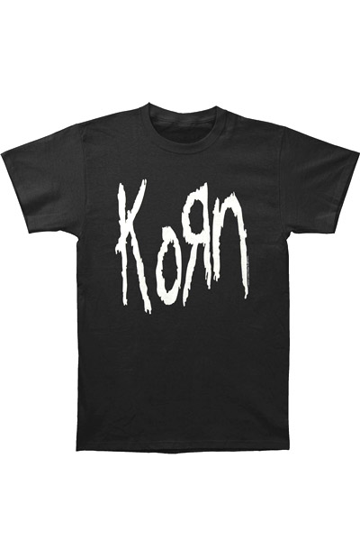 KORN Old School Logo-2014 Tour Backprint-Black t-shirt