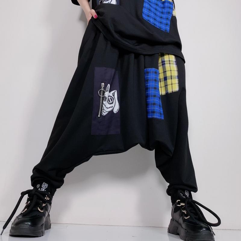 NieR (ニーア) SARROUEL PANTS YELLOWxBLUE