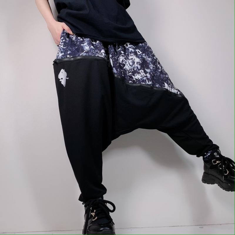 NieR (ニーア) 2WAY SARROUEL PANTS【切替ASYMMETRY】DIAMOND