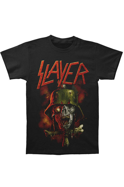 SLAYER Soldier On Cross-Tour-Black T-shirt