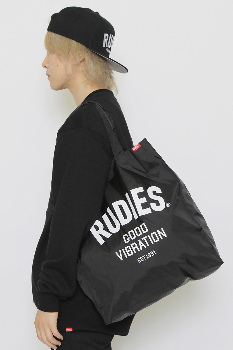 RUDIE'S (ルーディーズ) PHAT SHOPPINGBAG BLACK