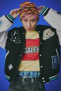 【予約商品】GALFY(ガルフィー)復活わんわん大学ジャケット - Black / White