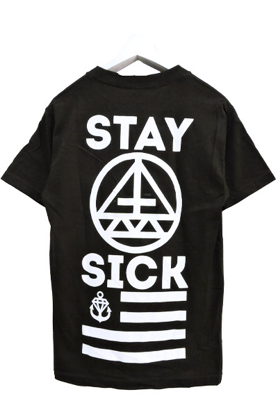 STAY SICK CLOTHING New Symbol Logo Black