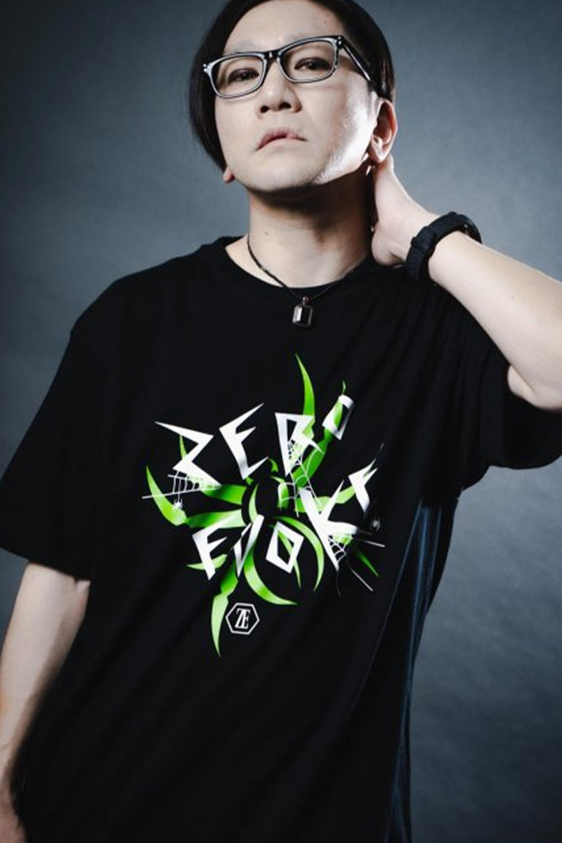 ZERO EVOKE　Spider Tee 【BLACK】