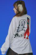 【予約商品】GALFY(ガルフィー)謎アニメロンT - White