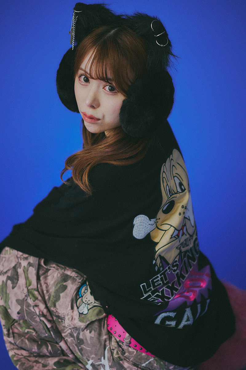GALFY(ガルフィー)LFG!! ロンT - Black
