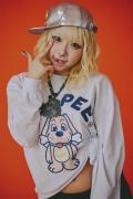 GALFY(ガルフィー)光るGALPE ロンTee - White