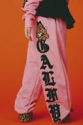 GALFY(ガルフィー)エンジェルギャルスウェットパンツ - Pink