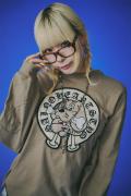 【予約商品】GALFY(ガルフィー)百合の紋紋ボロンTee - Greige