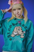 【予約商品】GALFY(ガルフィー)ピカピカ注射器犬ロンT -Tiffany Blue