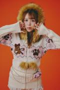 【予約商品】GALFY(ガルフィー) らぶりぃ！ニットパーカー - White