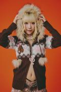 【予約商品】GALFY(ガルフィー) らぶりぃ！ニットパーカー - Brown
